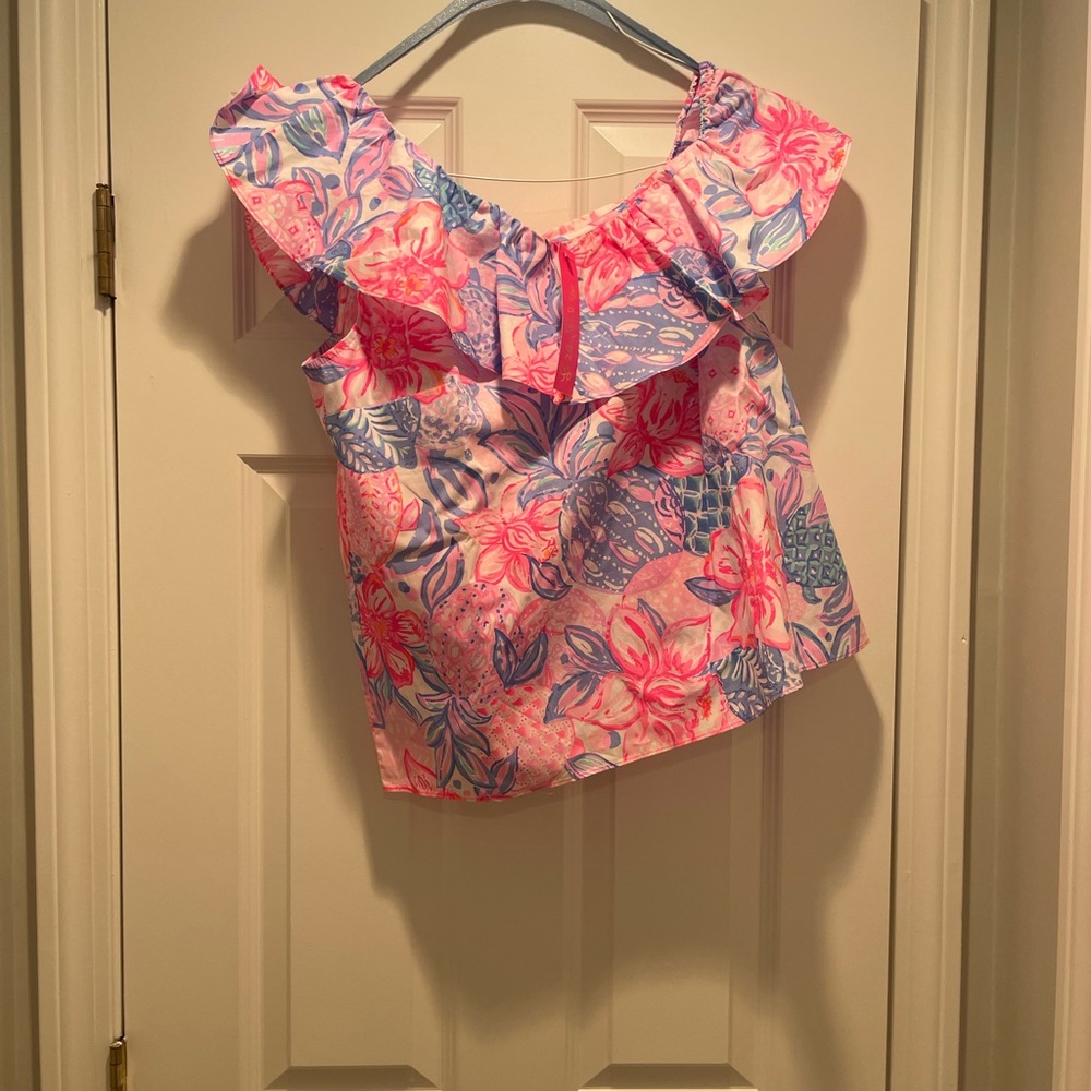 Lilly Pulitzer off the shoulder shirt size L - new with tags